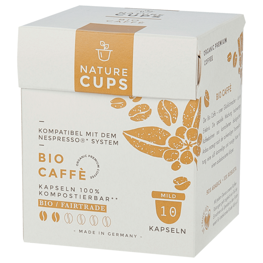 Nature Cups Bio Caffè 59g, 10 Kapseln